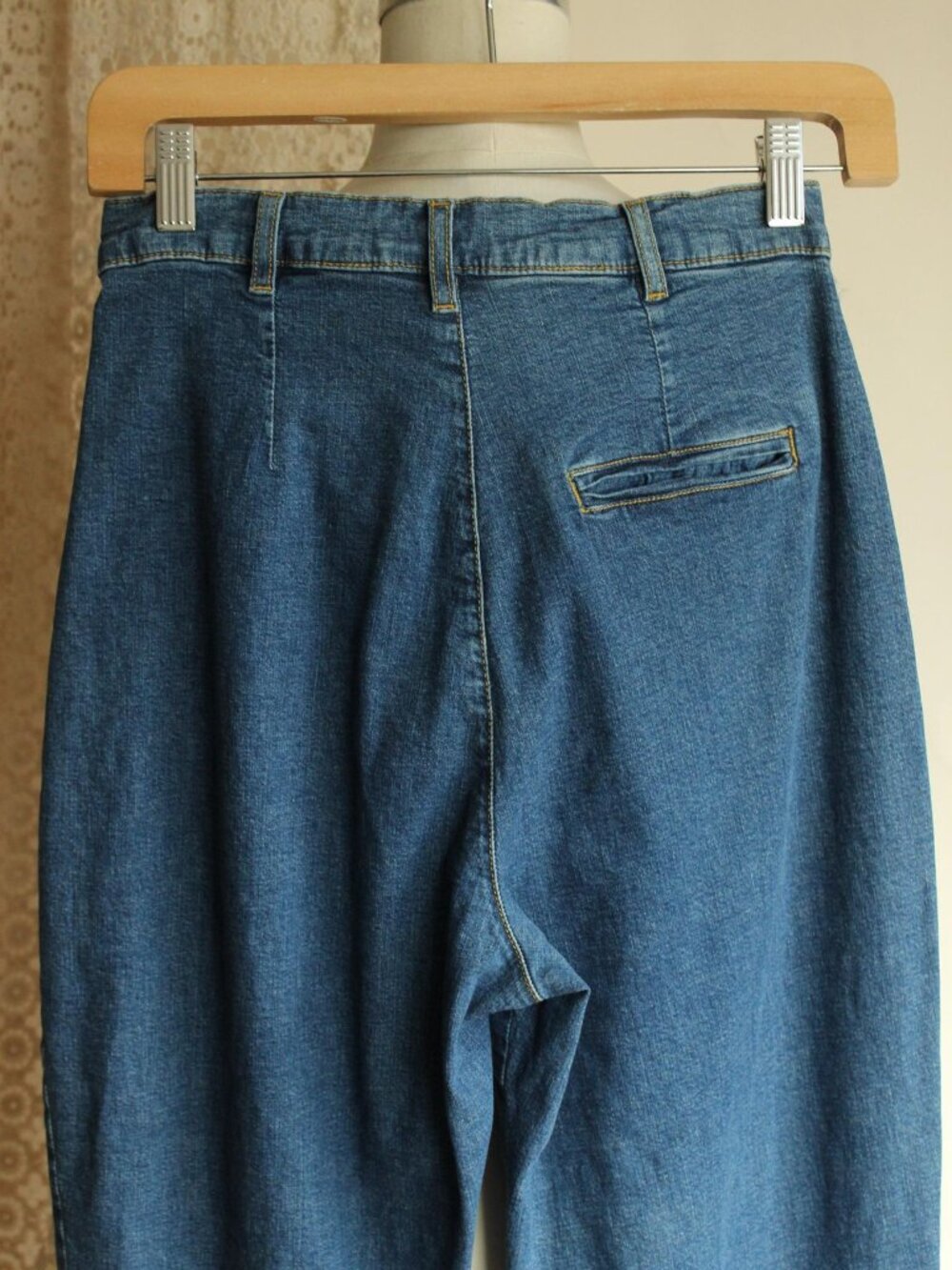 Vintage 1980s 1990s Mom Jeans, Sag Harbor High Waisted Denim Pants, Size 8 - Picture 9 of 12